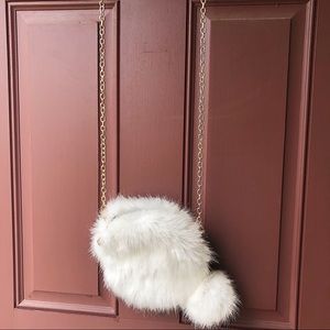 Vintage Fur Crossbody Purse